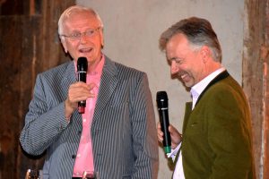 Fröhliche Gespräche: Prinz Ratibor (rechts) mit Moderator Wolfgang Milde